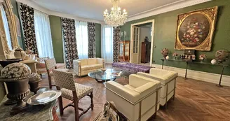Le Manoir des Perrières à Rochechouart en Haute-Vienne (Nouvelle Aquitaine) - le salon_11 Le Manoir des Perrières à Rochechouart en Haute-Vienne (Nouvelle Aquitaine) - le salon_11
