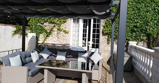 Terrasse Gîte Cheronnac - Perigord-limousin