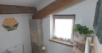 Salle de bain - Gîte La libellule blanche - Videix