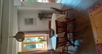 Salon - Gîte La libellule blanche - Videix