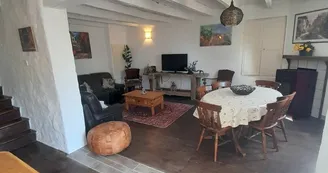 Salon - Gîte La libellule blanche - Videix