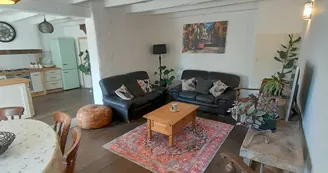 Salon - Gîte La libellule blanche - Videix