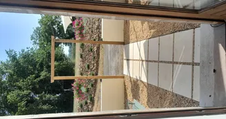 Terrasse - Gîte La libellule blanche - Videix