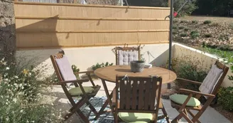 Terrasse gîte La souris verte - Videix