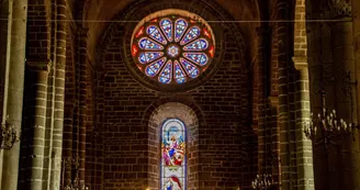 Vitrail de la collègiale Saint-Junien